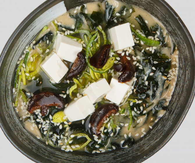 Мисо суп шитаке и тофу